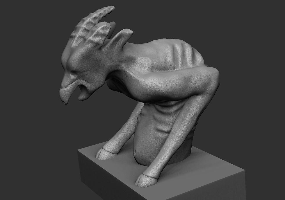 GargoyleZbrush2