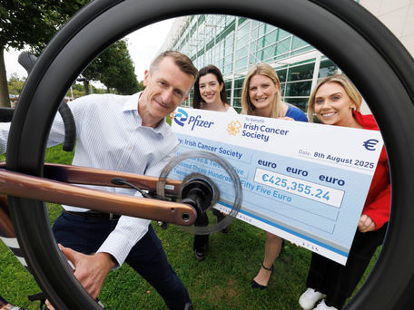 Pfizer Colleagues Raise Over €425k for Irish Cancer Society