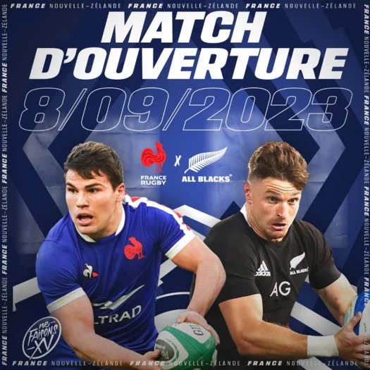 Diffusion sur écran géant du match France - Nouvelle Zélande