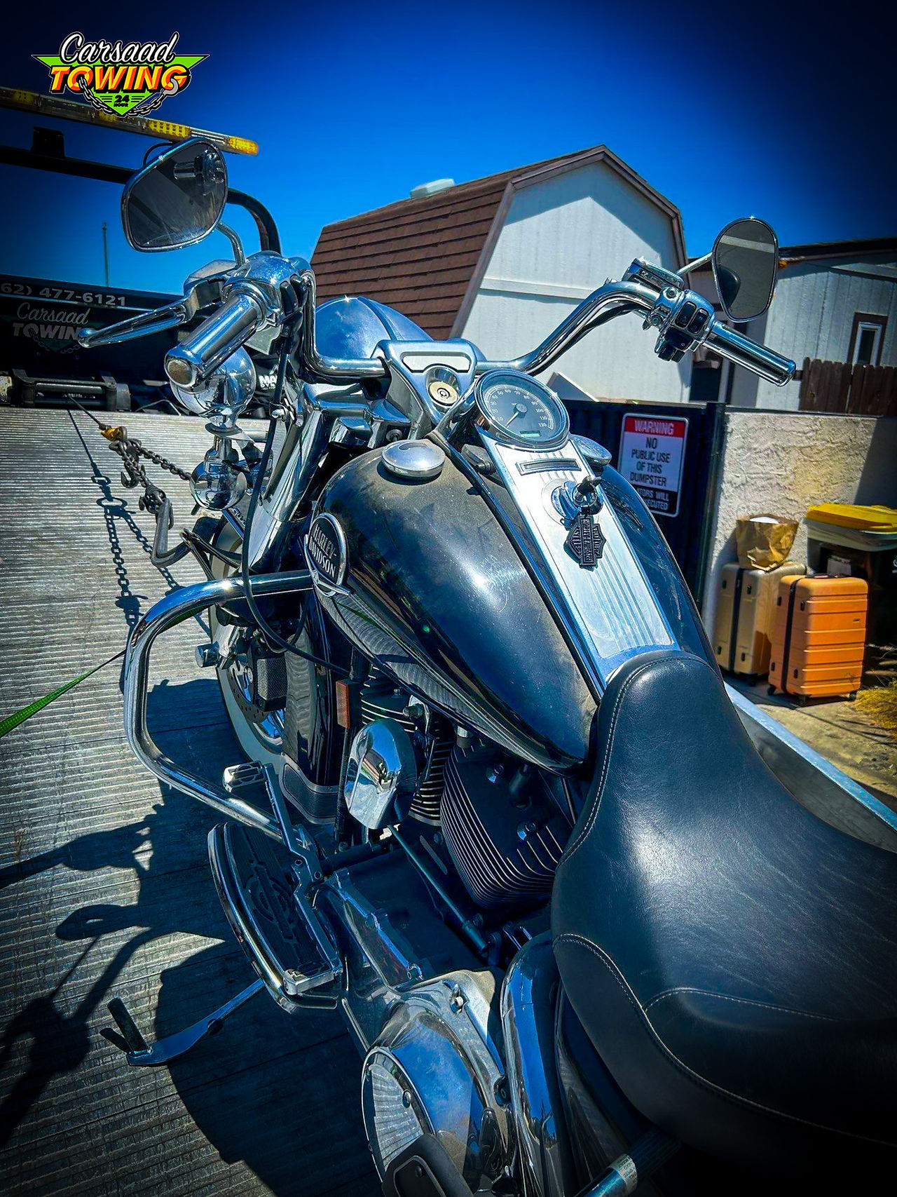 Motorcycle towing service