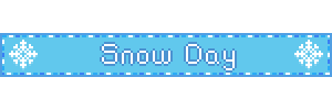 Snow Day Pixel Sticker.gif