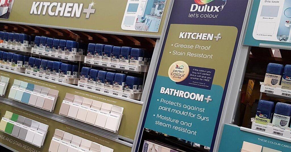 Kitchen dulux paint range