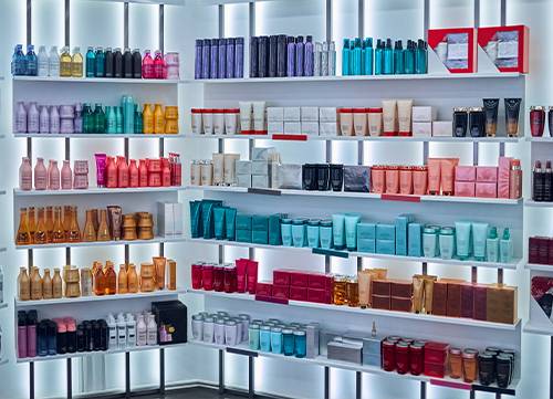 hair products display