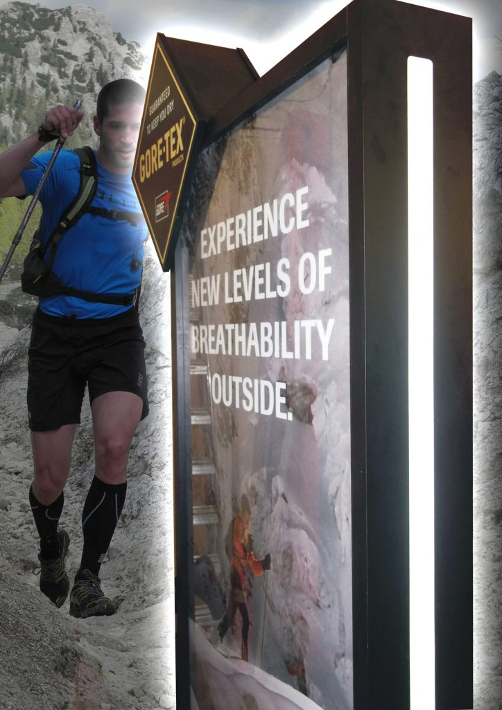 Gore-Tex shell display