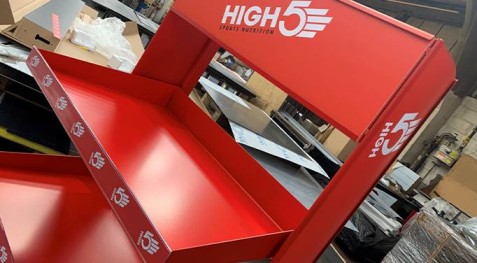 high 5 display racks