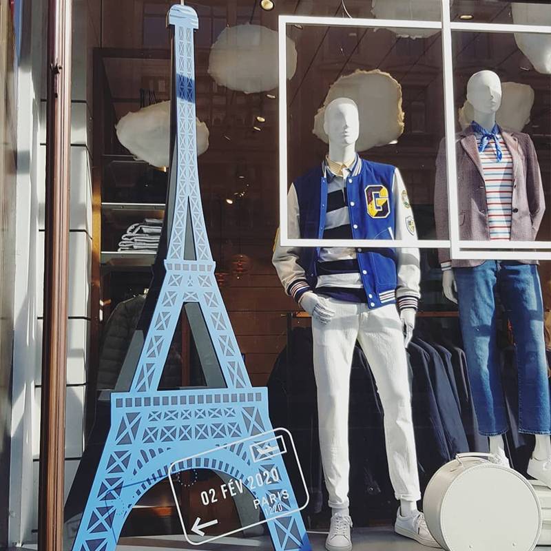 Store window display