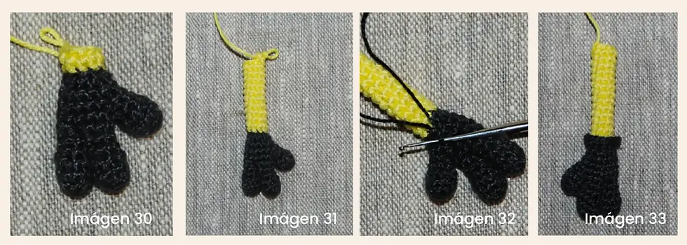 Minion Stuart Amigurumi paso a paso