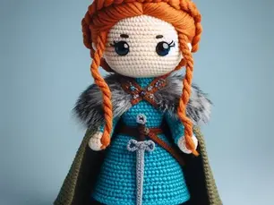Sansa Amigurumi de Juego de Tronos