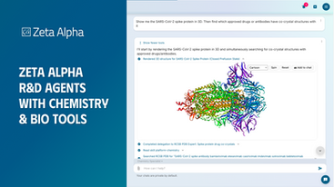 Accelerate research with specialized R&D agents for chemistry and pharma