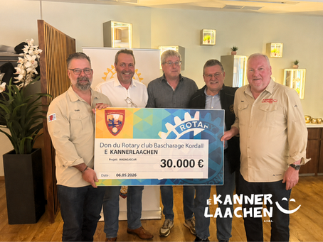 E risege Merci un de Rotary Club Bascharage Kordall!