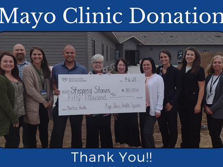 Mayo Clinic donates to Cairn House shelter program