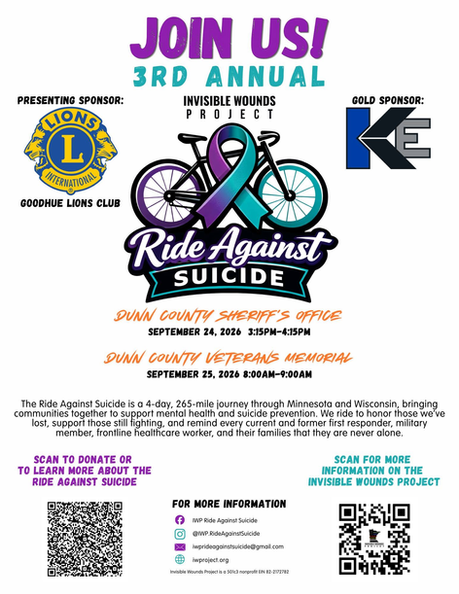 Ride Against Suicide - September 24 & 25