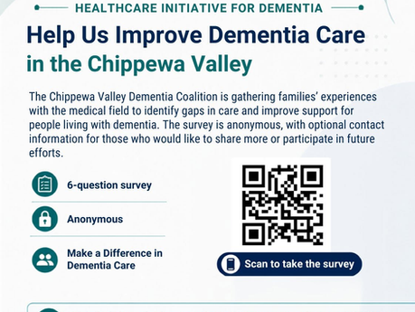 Chippewa Valley Dementia Coalition Healthcare Survey - open through 7/31