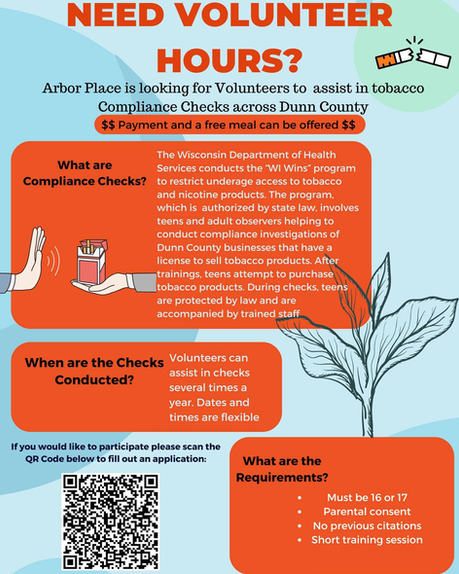 Compliance check volunteers needed