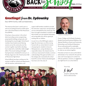 SDMA Back to School Newsletter