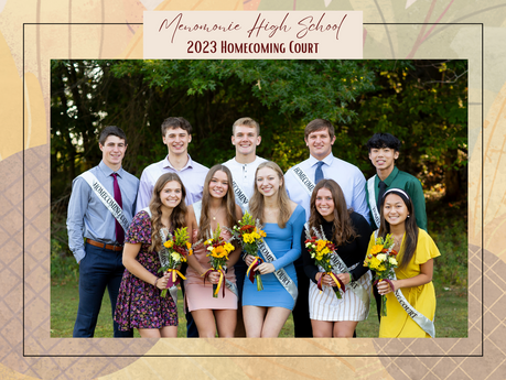 Menomonie High School 2023 Homecoming Court