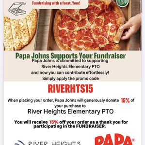 River Heights PTO Pizza Fundraiser
