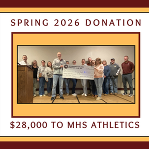 Menomonie Athletic Booster Club donates $28,000 to MHS athletics