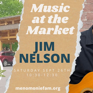 Live Music at the Farmers Market: Jim Nelson - Sept. 26th