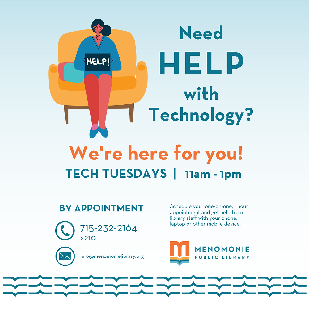 Tech Offering Help Technology Help Available at the Library