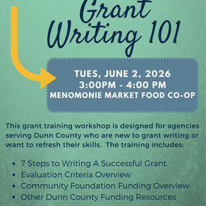 Grant Writing Workshop - June 2nd