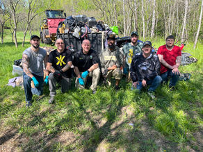 Dunn County Treatment Court participants mark National Treatment Court Month with community cleanup
