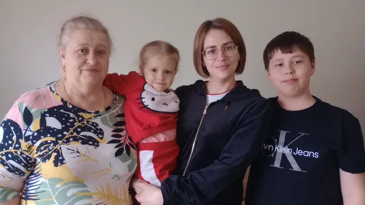 Liubov, Dana, Maryna, and Dima escaped from Ukraine and are now safe in Menomonie, but their future is uncertain following the discontinuation of the program that brought them here.