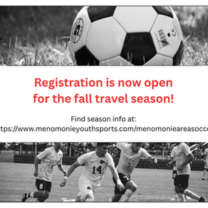 Registration open for travel soccer fall season
