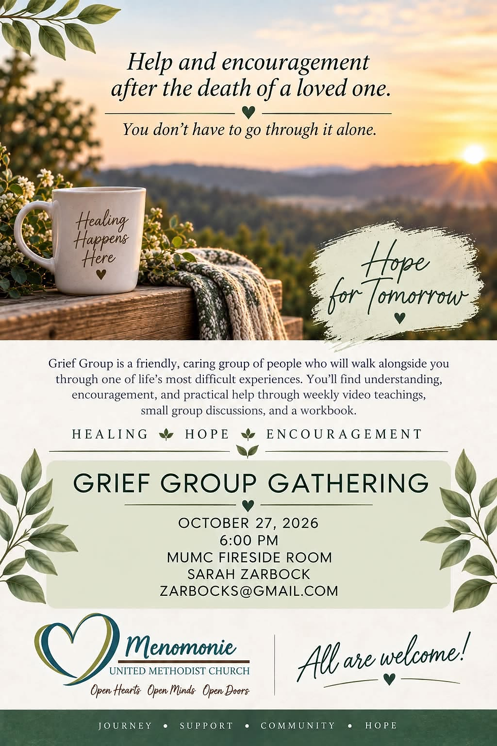 Grief Group Gathering - Oct. 27th
