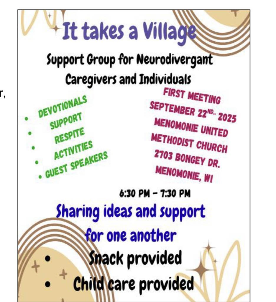 Support group for neurodivergent caregivers and individuals