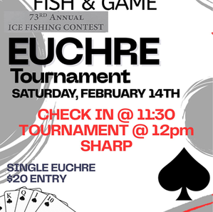 Euchre Tournament - Feb. 14th