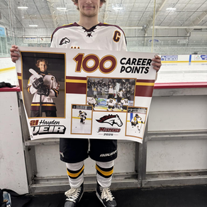 Weir Reaches 100 Career Points on the Ice
