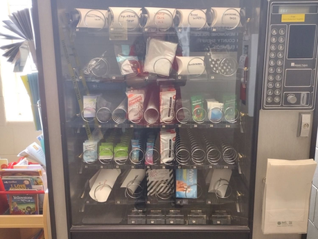 Risk (harm) reduction vending machine available in jail lobby