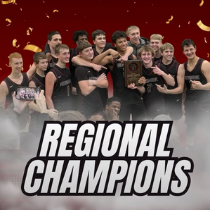 Mustang boys basketball team wins regional title, advances to sectional semi-final on March 12th