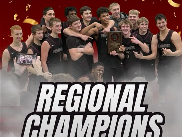 Mustang boys basketball team wins regional title, advances to sectional semi-final on March 12th