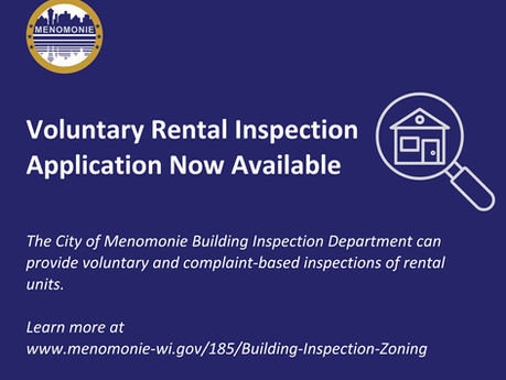 Voluntary rental inspection applications available
