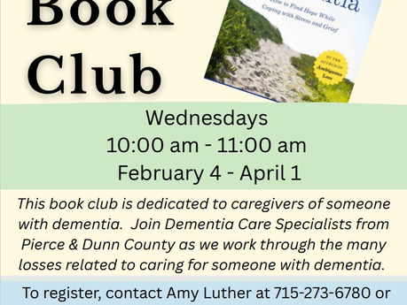 Loving Someone Who Has Dementia Virtual Book Club