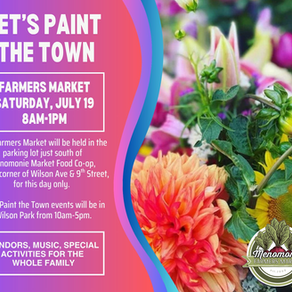 Menomonie Farmer's Market in different location July 19th