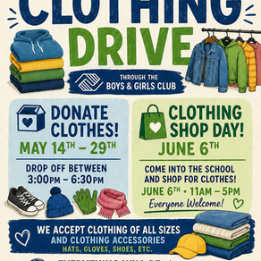 Boys and Girls Club Clothing Drive
