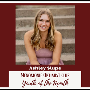 Menomonie Optimists Name Youth of the Month