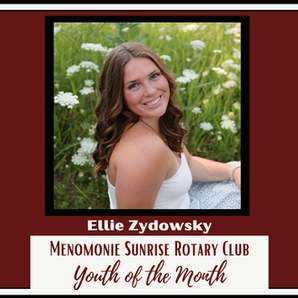 Sunrise Rotary honors Ellie Zydowsky as September Youth of the Month