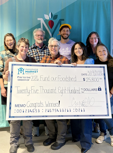 Menomonie Market Food Co-op announces this year's Fund Our Foodshed grant recipients