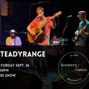 Live Music at brewery nønic: Steady Range - Sept. 26th