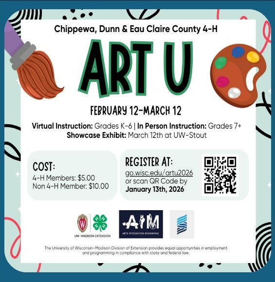 Art U: art lessons for youth grades K-12
