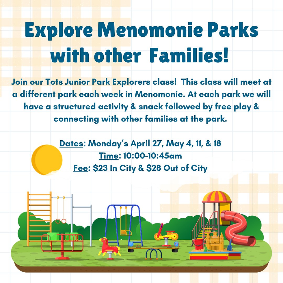 Tots Junior Park Explorers class