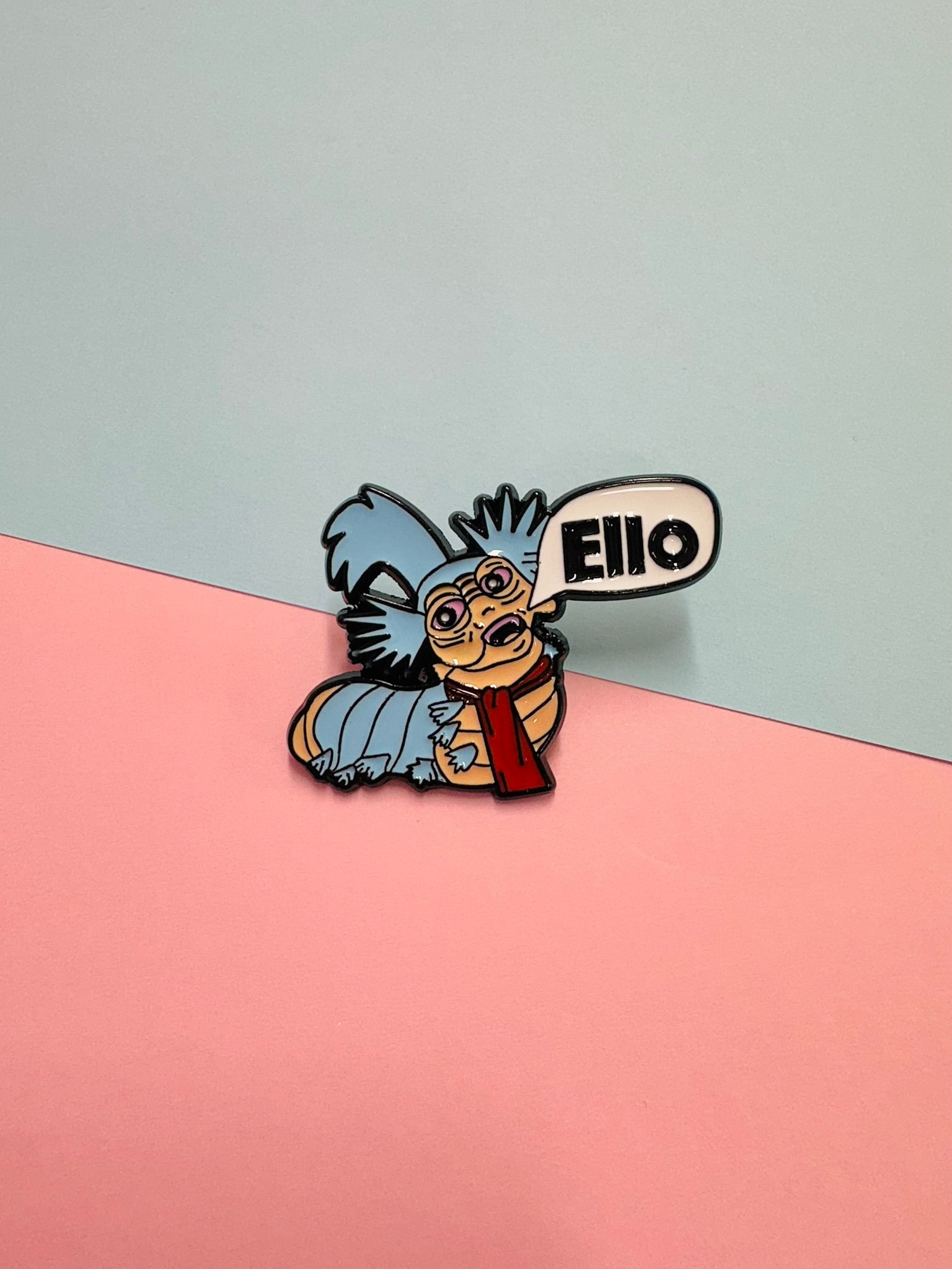 Labyrinth Worm Pin