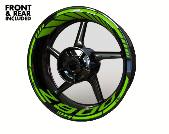 Velgstickers standaard - Kawasaki Z900
