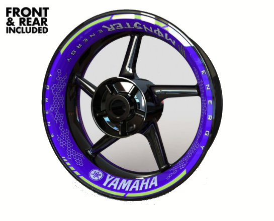 Thumbnail: Velgstickers Premium - Yamaha Monster