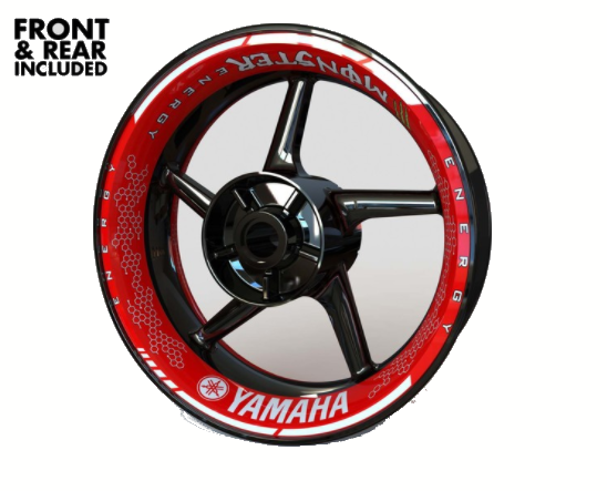 Thumbnail: Velgstickers Premium - Yamaha Monster