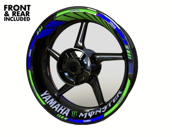 Velgstickers standaard - Yamaha Monster Energy